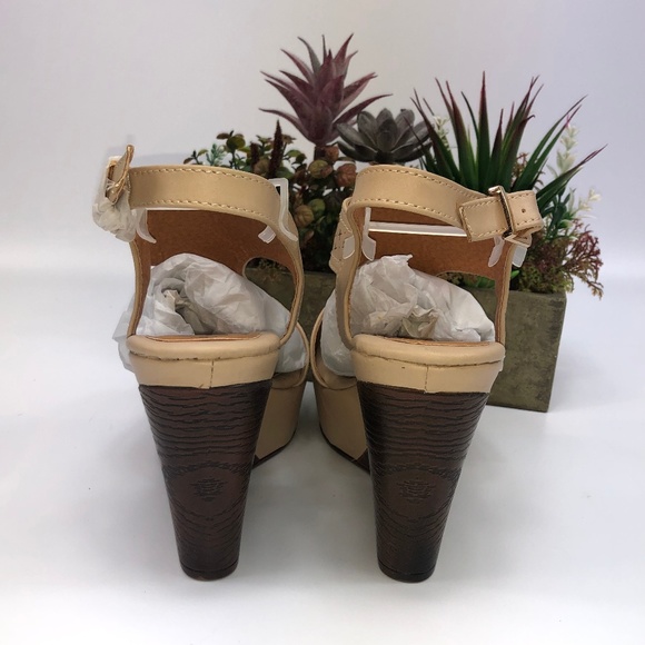 !SOLD! Lady Godiva Women's Open Toe Wedge Sandals - Picture 6 of 7